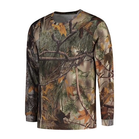 Stealth Gear T-Shirt Langarm Camo Forest Print