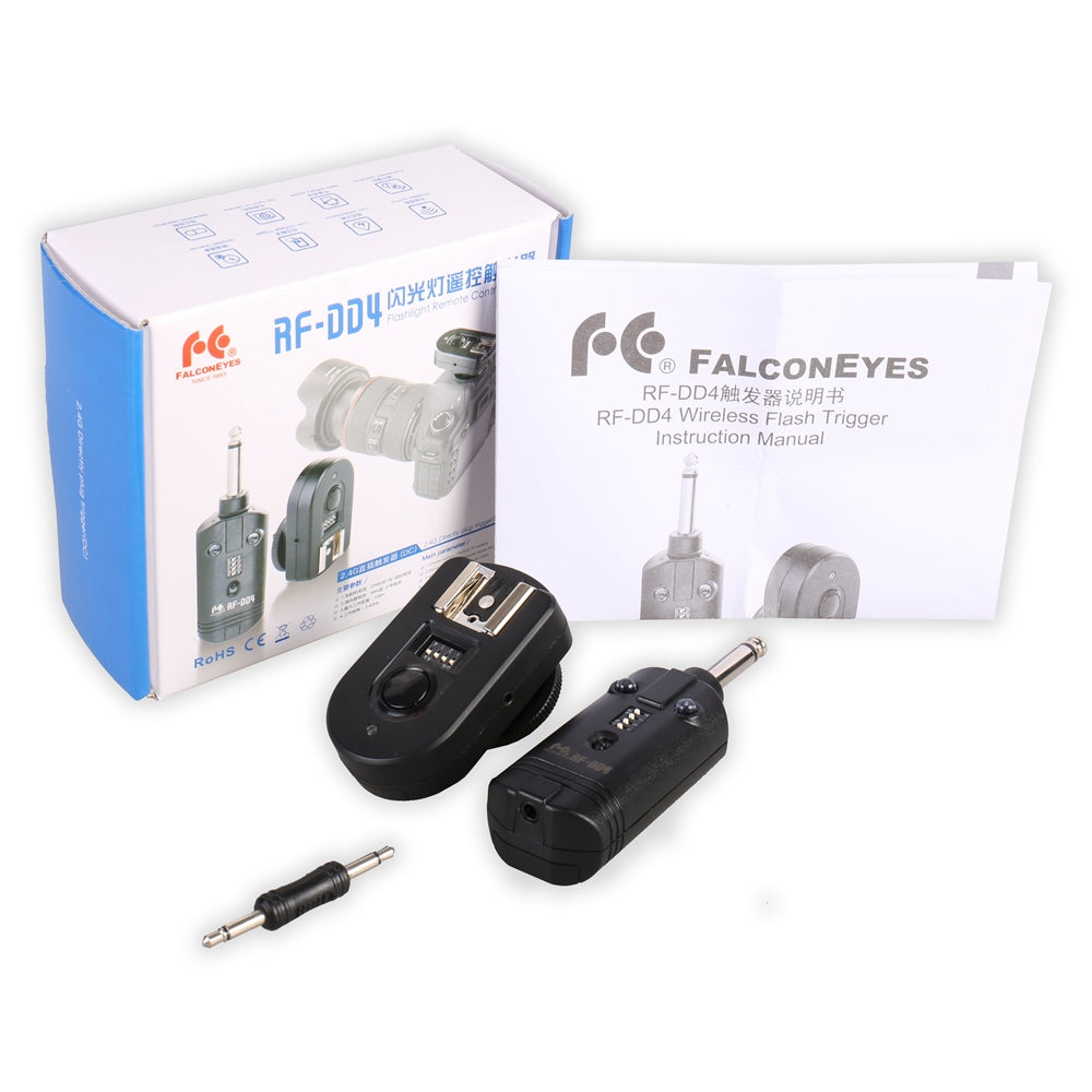Falcon Eyes Radio Blitzauslöse Set RF-DD2.4 auf AAA-Batterie