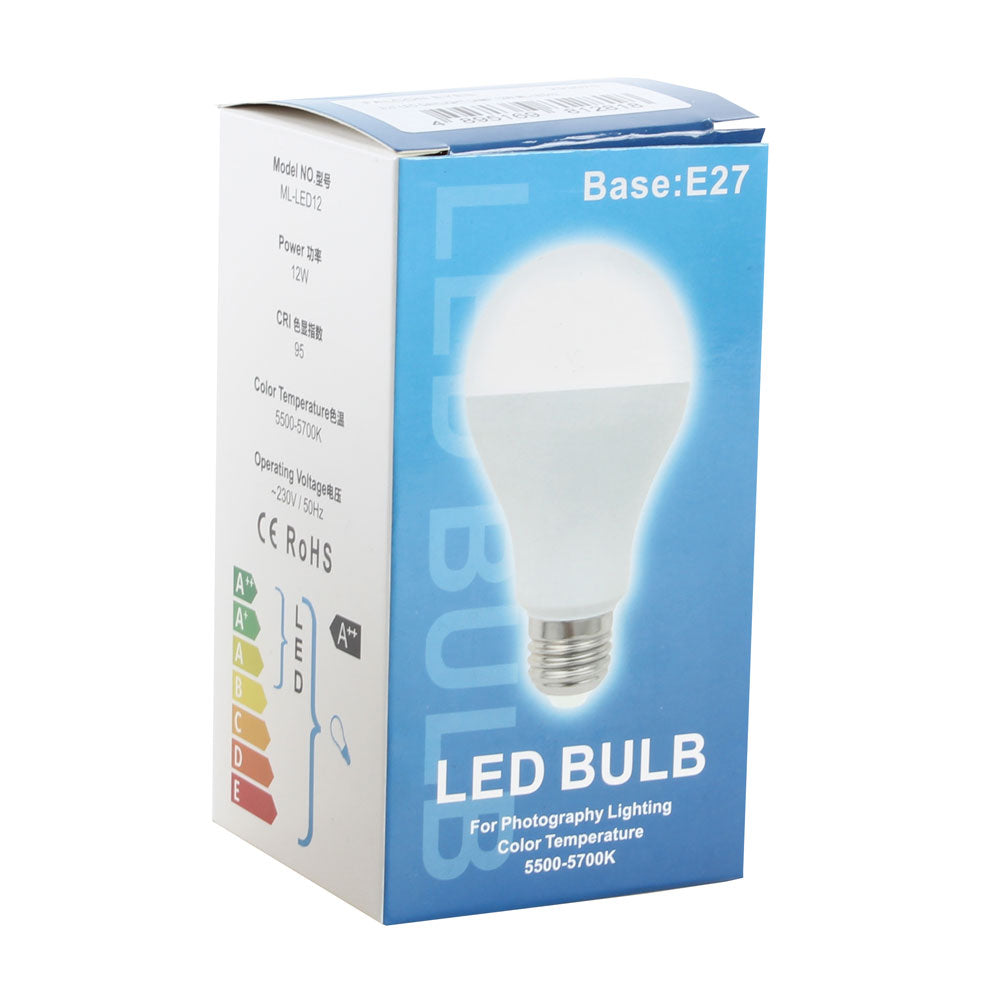 Falcon Eyes LED Tageslicht Lampe 12W E27 ML-LED12