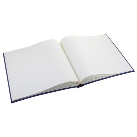 Zep Foto Album OB313130 Cotton Con Velina Blue mit 30 Seiten 31x31 cm