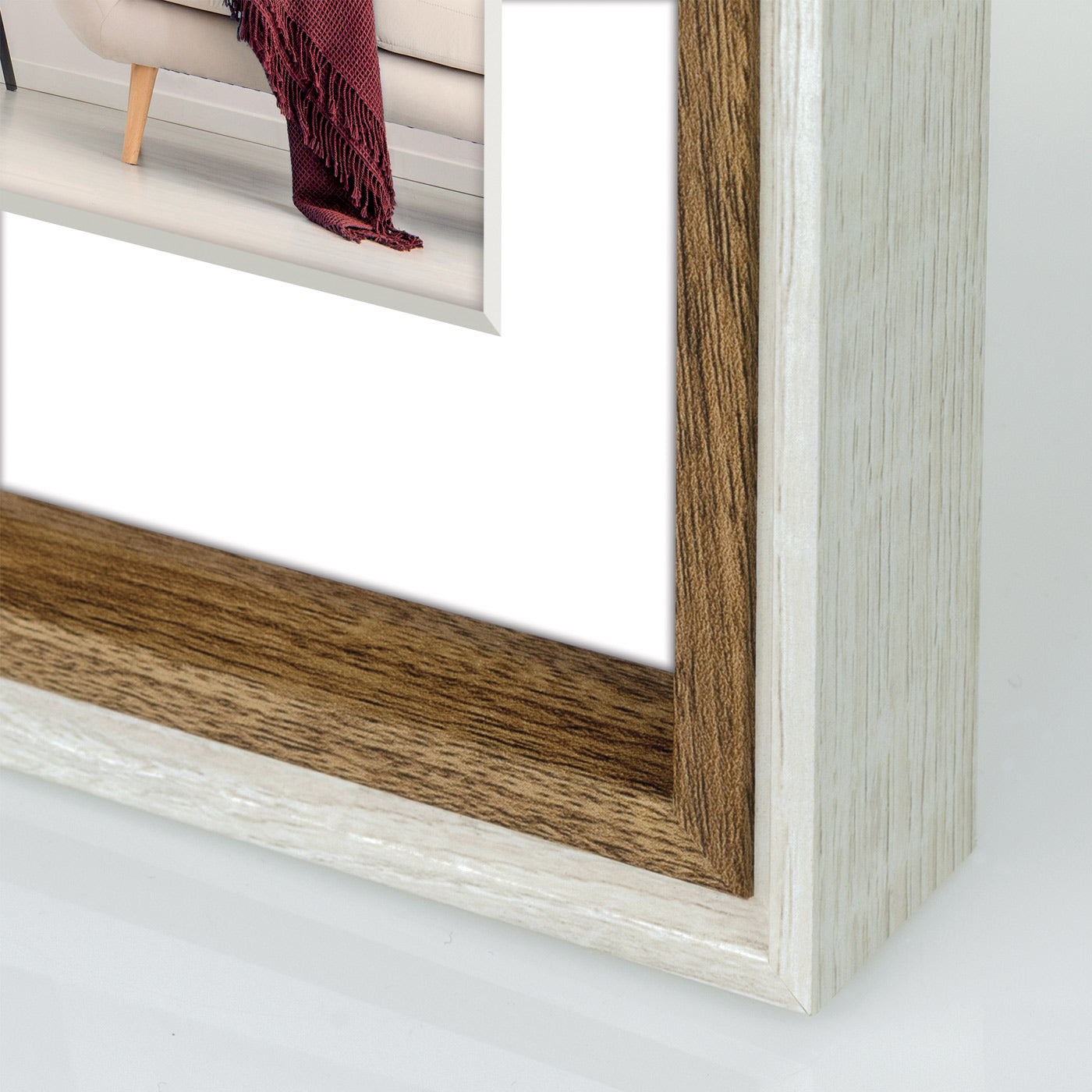 Zep Bilderrahmen DN730W Palmi White 20x20/30x30 cm