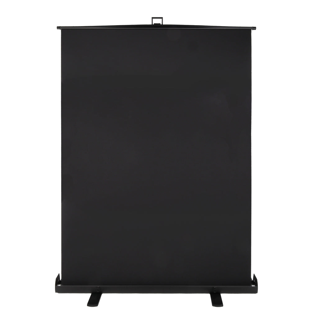 StudioKing Roll-Up Hintergrundschirm FB-150200FB 150x200 cm Schwarz