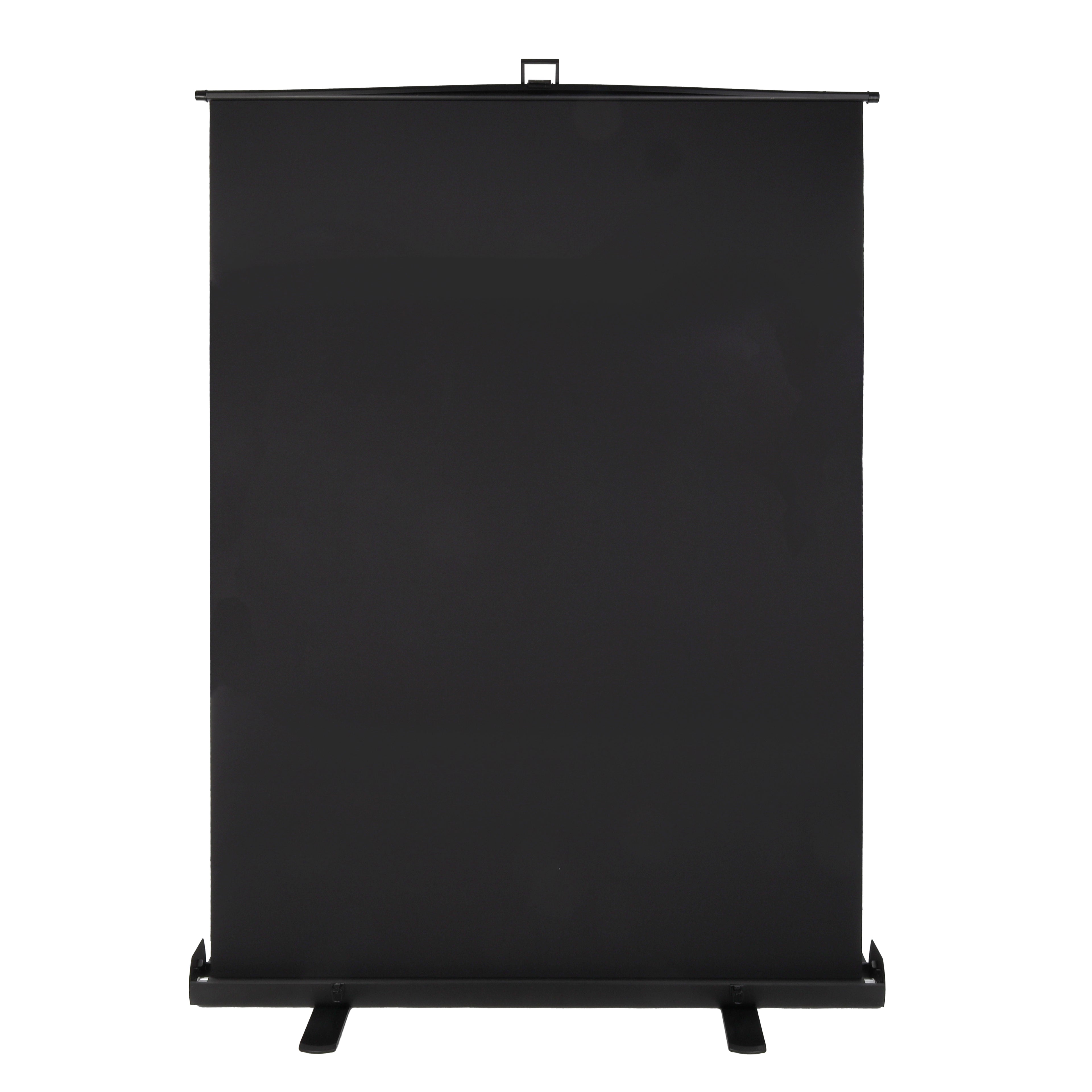 StudioKing Roll-Up Hintergrundschirm FB-150200FB 150x200 cm Schwarz
