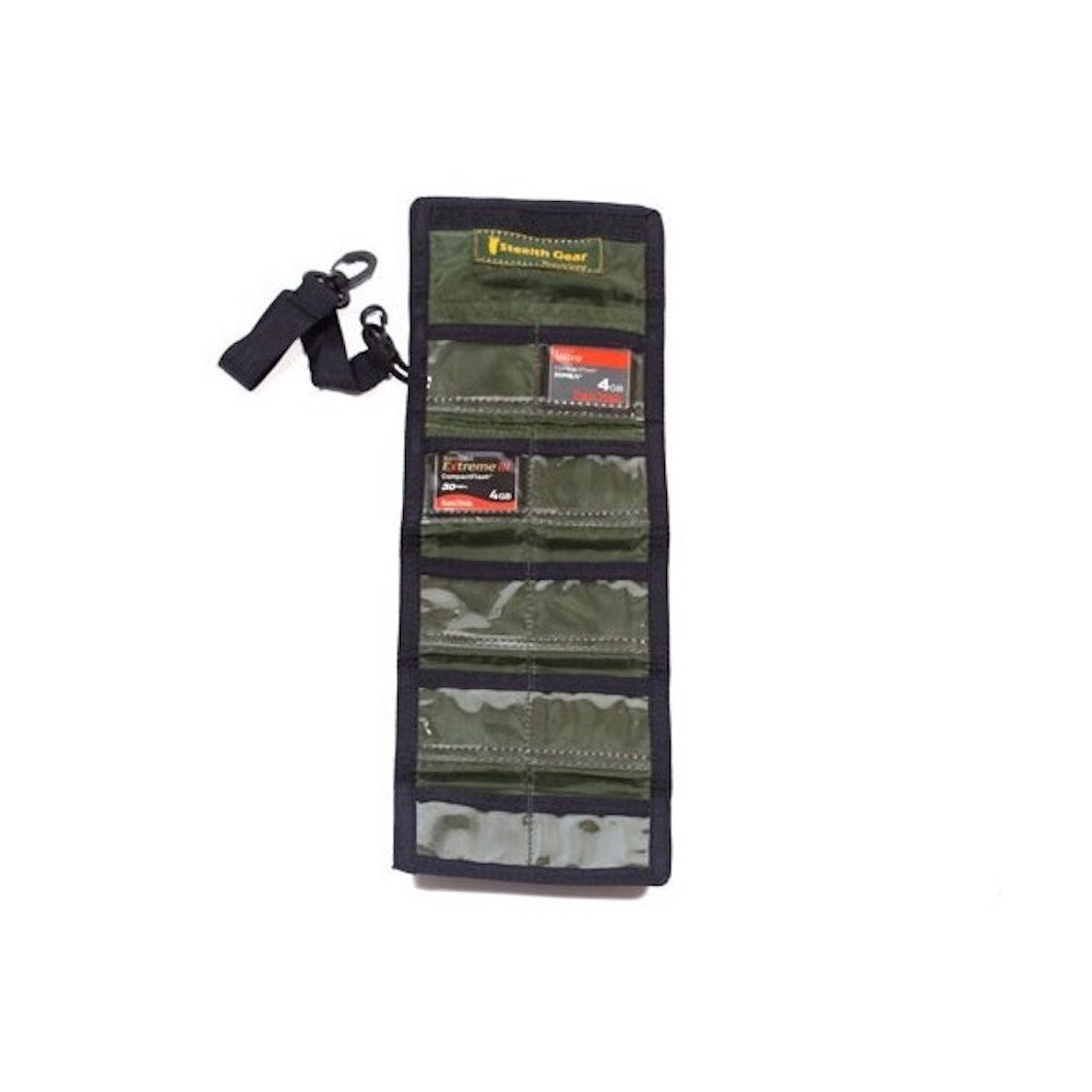 Stealth Gear Compact-Flash Karten-Aufbewahrungstasche Grün