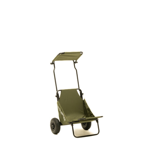 Buteo Photo Gear Transportwagen Forest Green mit Sonnendach