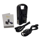 Rolux Doppel-Akkulader RL-2KS für V-Mount Akku