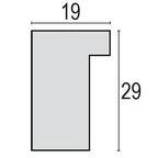 Zep Bilderrahmen V5934W Niki White 20x30 / 30x40 cm