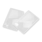 Carson Taschenlupe WM-01 2,5x kreditkartengroße Lupe mit 6x Spotlinse