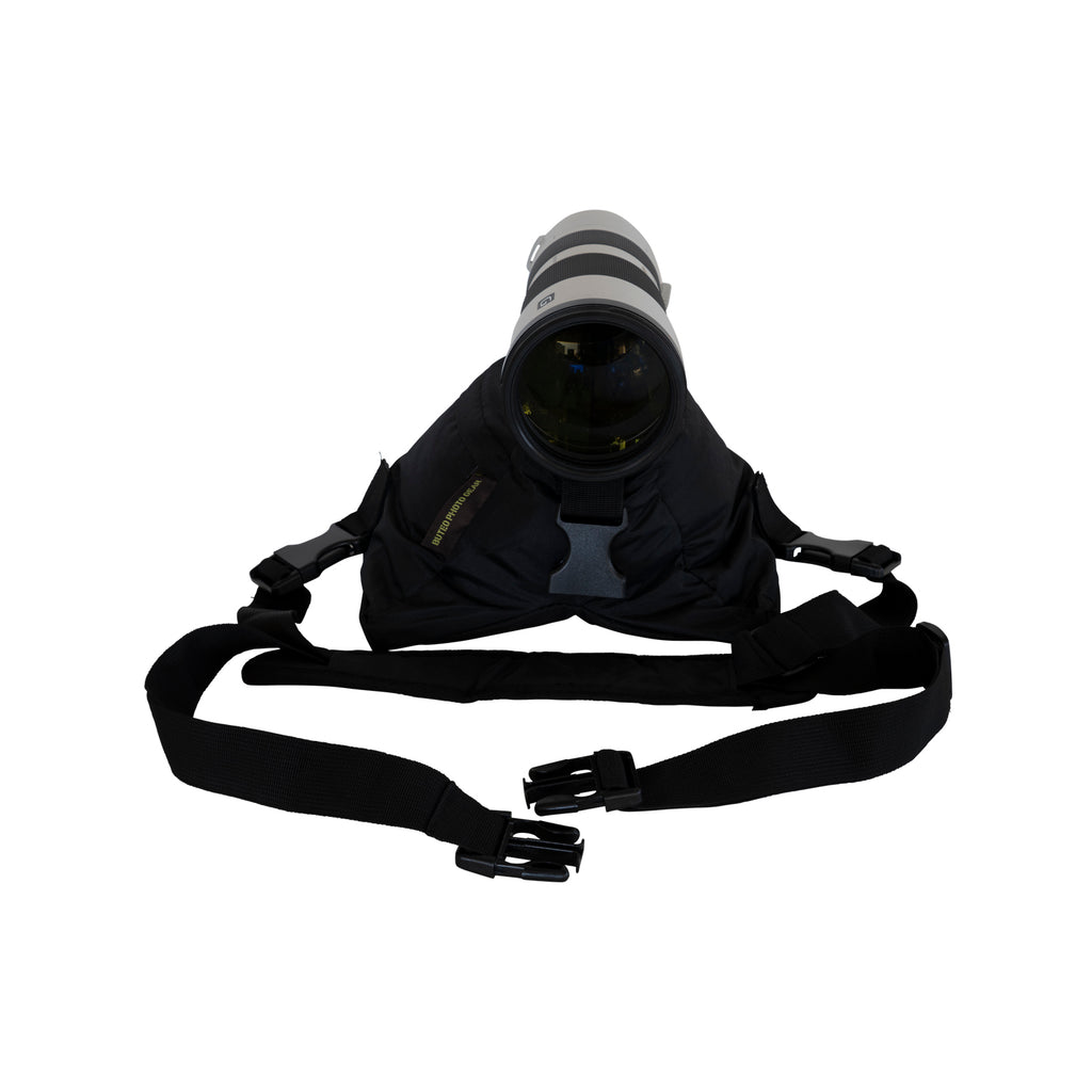 Buteo Photo Gear Bohnensack 1 Sattelmodell Schwarz mit Tragegurt