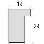 Zep Bilderrahmen V5923W Niki White 15x20 / 20x30 cm