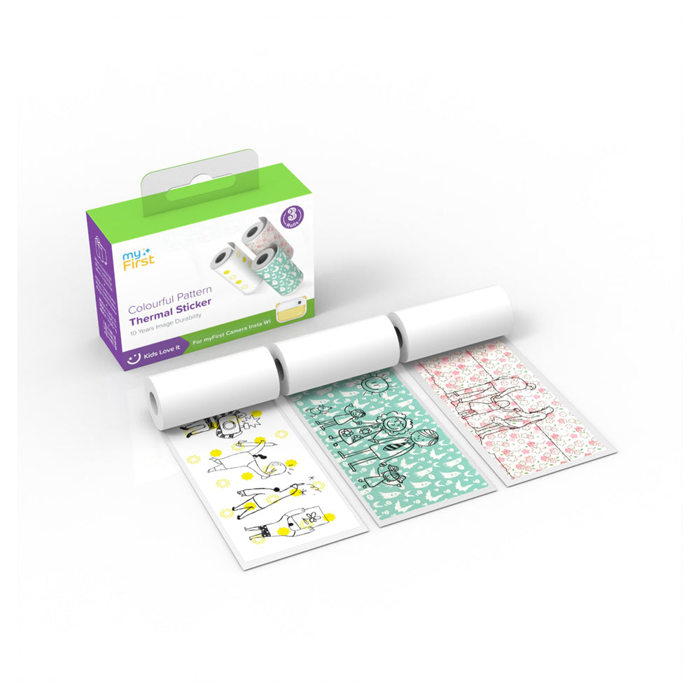 myFirst Camera Insta Thermal Sticker Bunte Muster