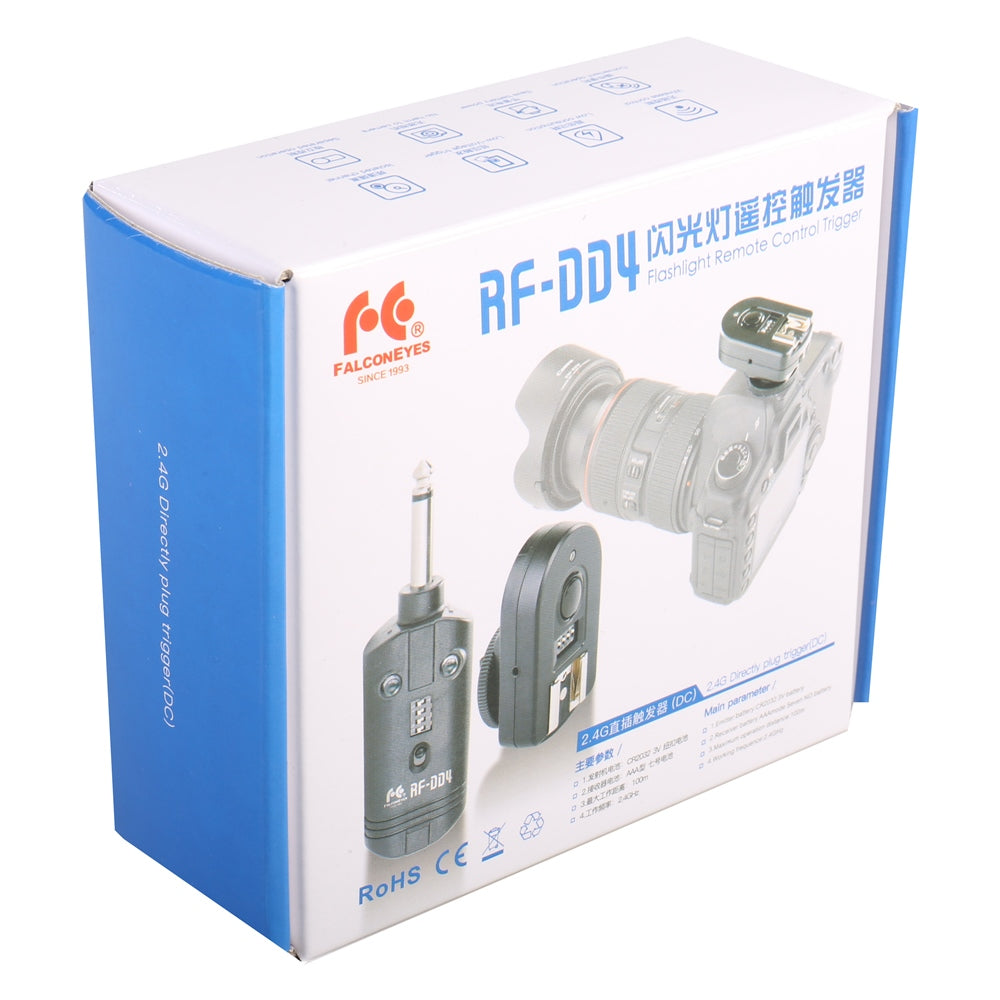 Falcon Eyes Radio Blitzauslöse Set RF-DD2.4 auf AAA-Batterie