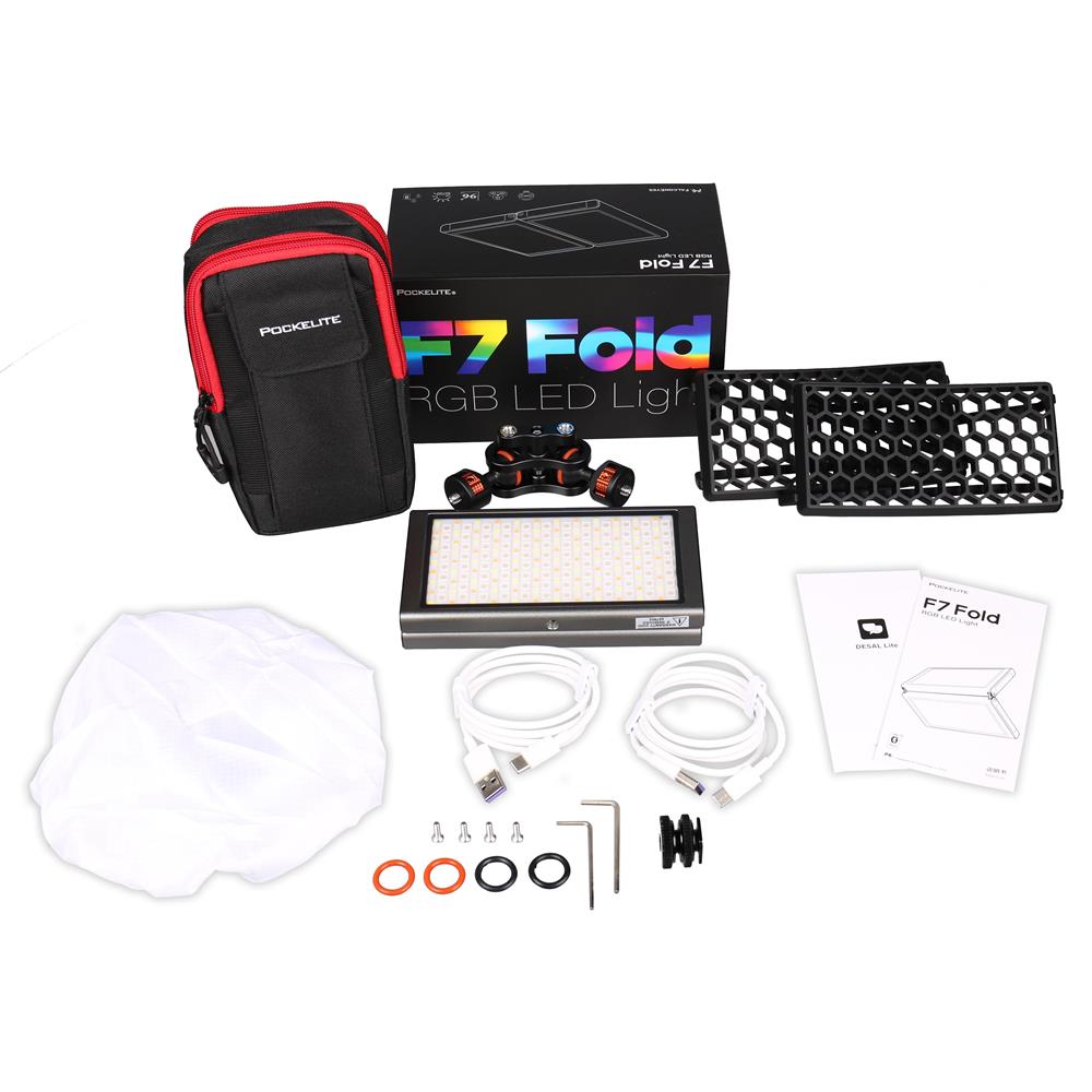 Falcon Eyes RGB LED Lampe PockeLite F7 Fold