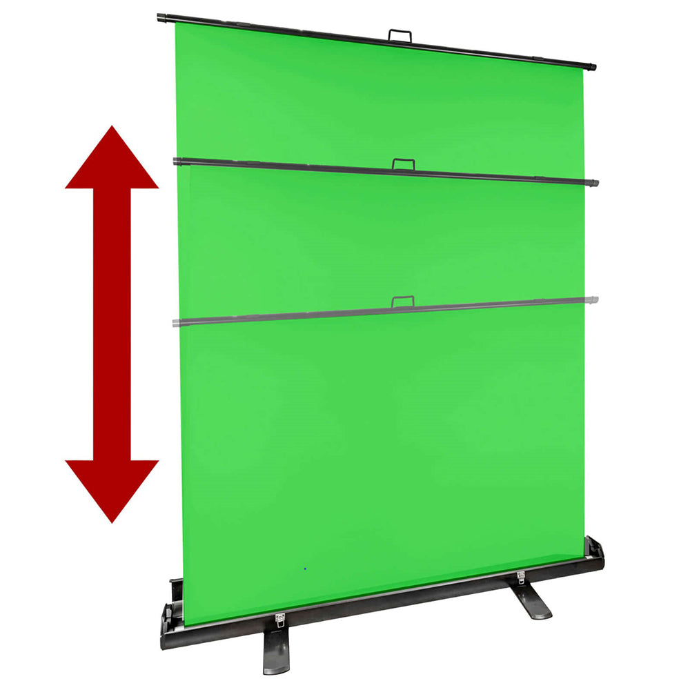 StudioKing Roll-Up Green Screen FB-150200FG 150x200 cm Chroma Grün