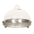Clayre Eef Glasglocke 6GL2491 Grey Transparent 21x15 cm