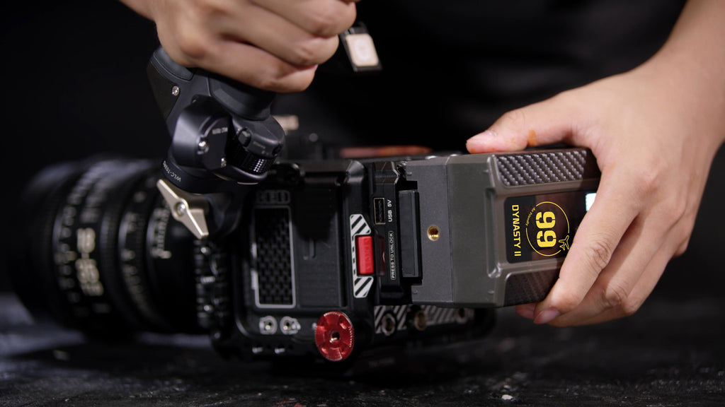 Rolux V-Mount Akku Dynasty II 99Wh 14,8V 6900mAh