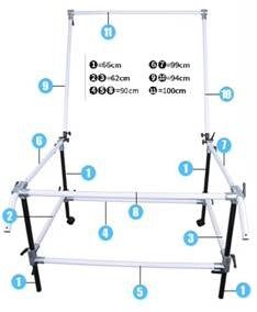 StudioKing Aufnahmetisch FST-13240 130x240 cm