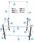 StudioKing Aufnahmetisch FST-13240 130x240 cm