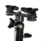 Falcon Eyes Twin Mount Tilting Bracket + 2 x Blitzschuh CLD-14A
