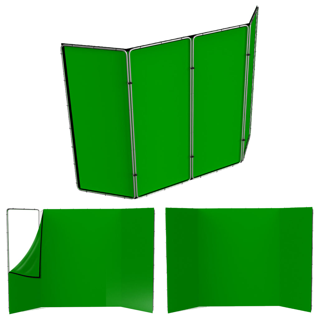 StudioKing Panorama Hintergrund Green Screen FSF-240400PT 240x400 cm