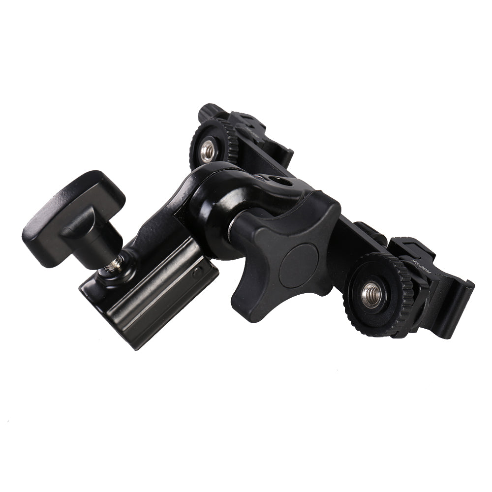 Falcon Eyes Twin Mount Tilting Bracket + 2 x Blitzschuh CLD-14A