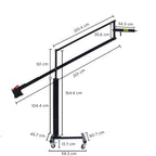 StudioKing Professionelles Galgenstativ FPT-3601