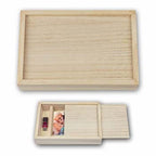 Zep Aufbewahrungsbox Braun USB CX7568 für Foto 15x20 cm