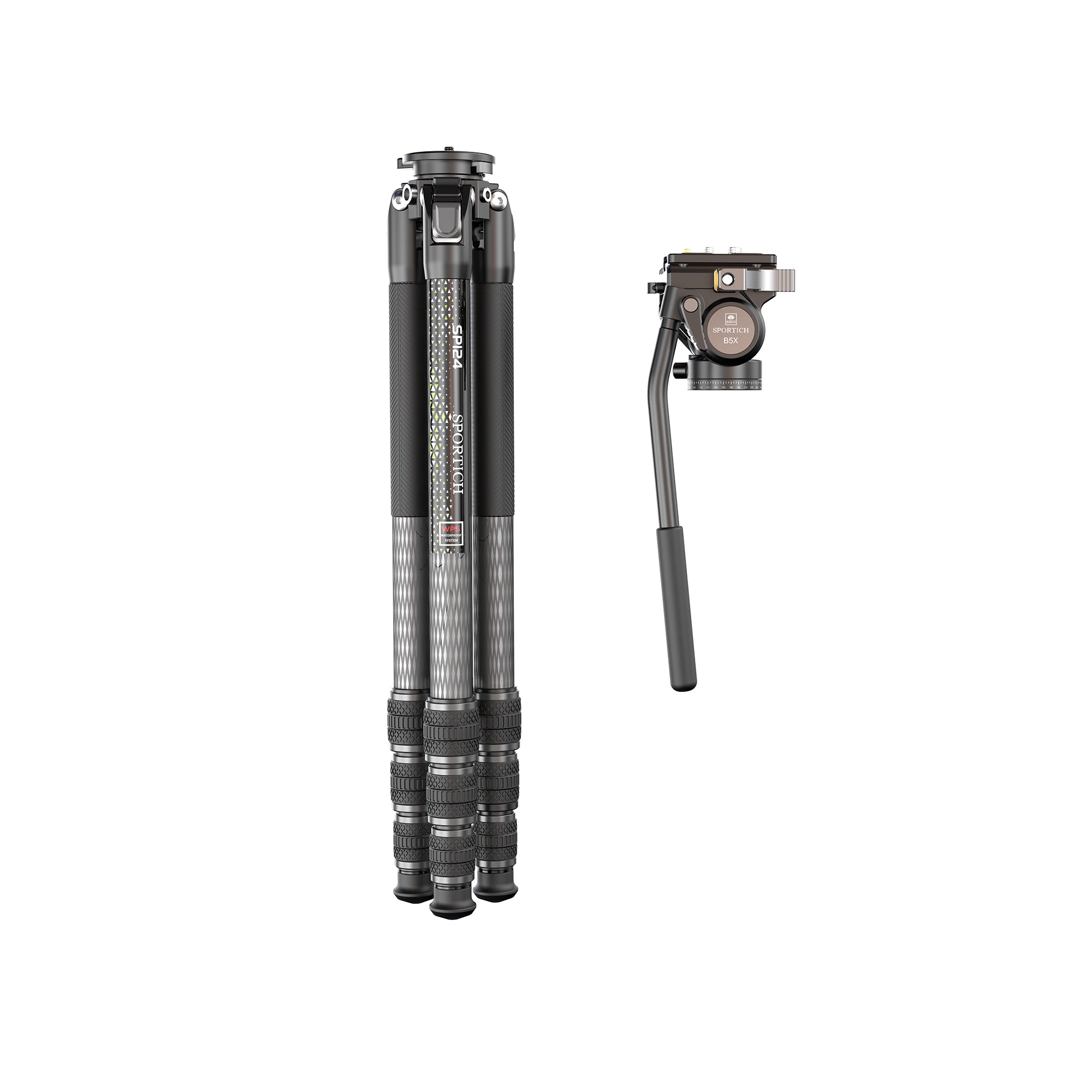Sirui Sportich Carbon-Stativ SP124+B5X