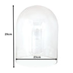 Clayre Eef Glasglocke 6GL3549 Transparent 23x29 cm