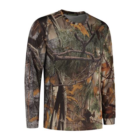 Stealth Gear T-Shirt Langarm Camo Forest Print