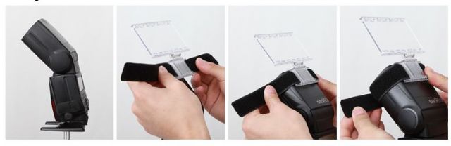 Falcon Eyes Farbfilter CFA-30K für Speedlite Kamerablitz