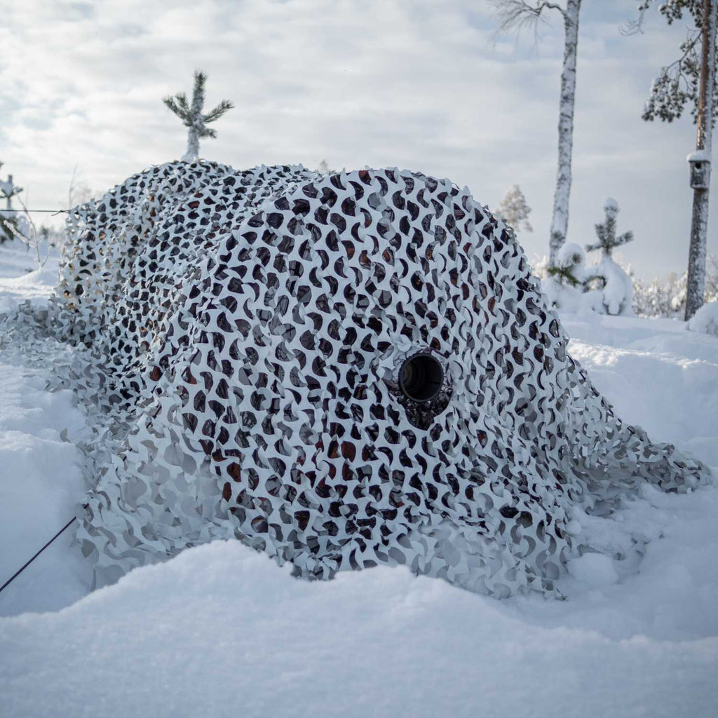 Buteo Photo Gear Tarnnetz 3 Weiß/Grau 2,4x3 m