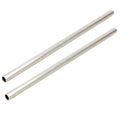 Aluminiumrohr 2 St. für Hintergrund Rolle 100 cm x 5 cm x 2,5 mm