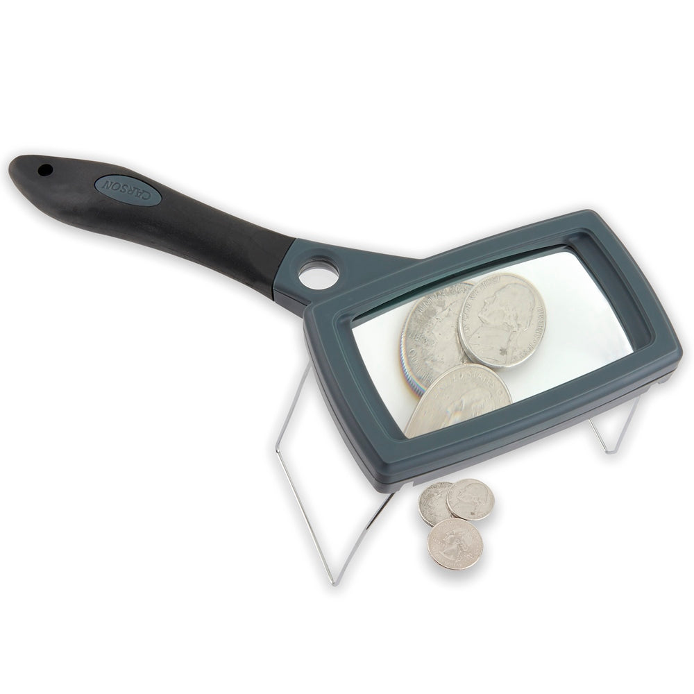 Carson Handlupe mit Gummi Griff 2,5x85mm