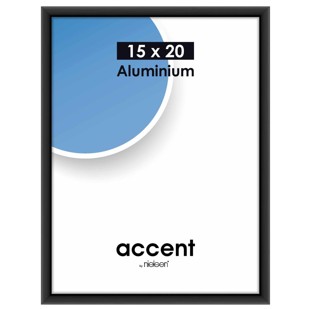 Nielsen Bilderrahmen 51326 Accent Schwarz 15x20 cm