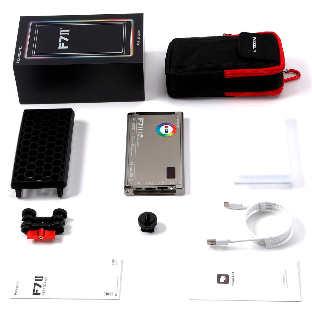 Falcon Eyes RGB LED Lampe PockeLite F7 II