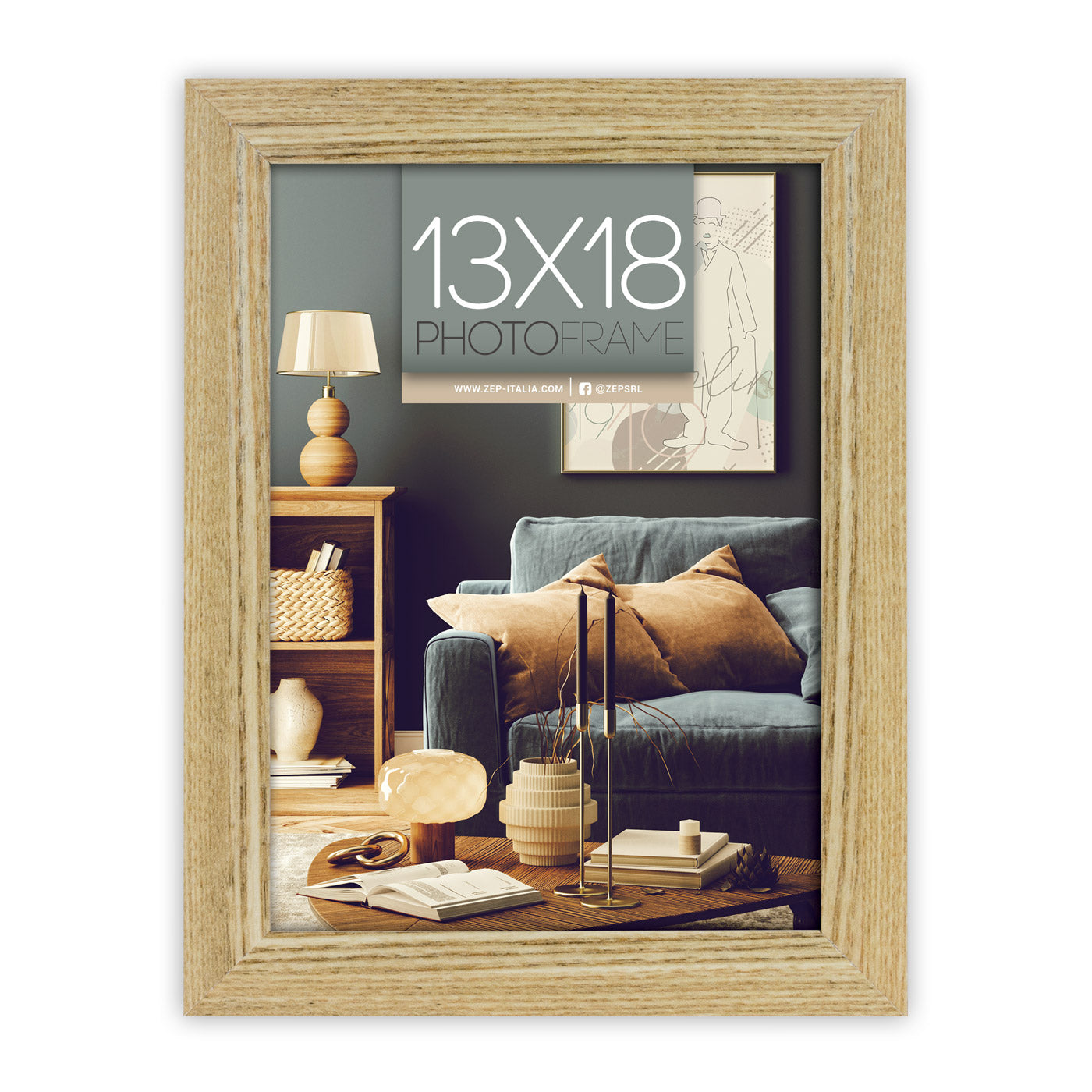 Zep Bilderrahmen LT368N Chaplin Natural 15x20 cm