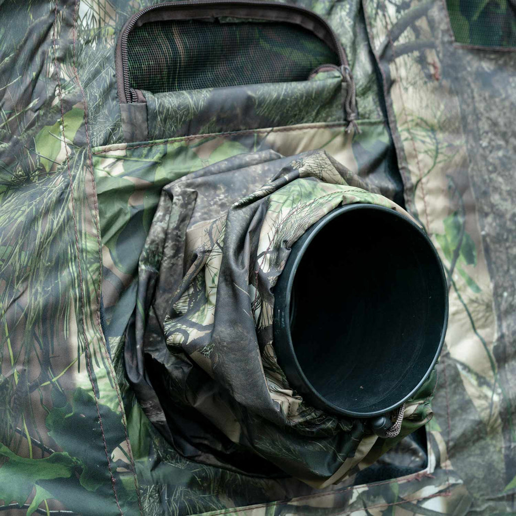 Buteo Photo Gear Snoot/Objektivschutz Grün für Tarnzelt