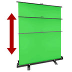 StudioKing Roll-Up Green Screen FB-150200FG 150x200 cm Chroma Grün