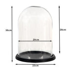 Clayre Eef Glasglocke 6GL3477 Transparent 23x29 cm