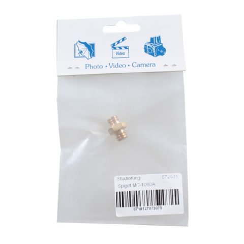 StudioKing Spigot Verlaufadapter MC-1060A 3/8" Male 3/8" Male