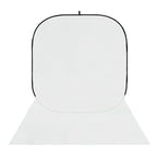 StudioKing Background Board BBT-01-20 Weiß/Schwarz 150x400 cm