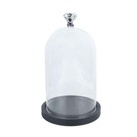 Clayre Eef 6GL2544 Glasglocke Transparent 14x25 cm