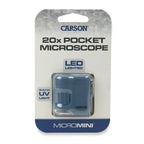 Carson Taschenmikroskop MicroMini 20x Blau