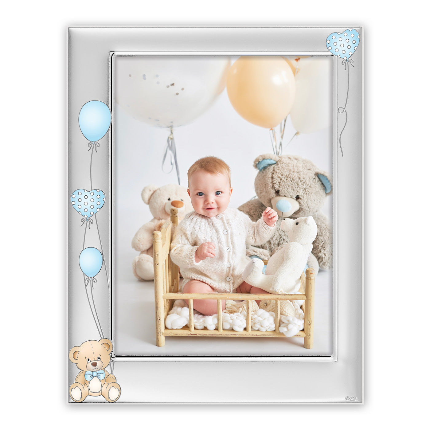 Baby Bilderrahmen B17246B Ivan Blue 10x15 cm