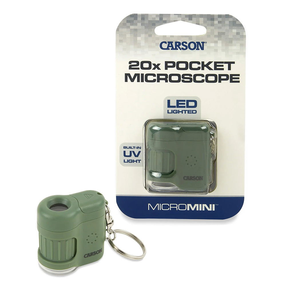 Carson Taschenmikroskop MicroMini 20x Grün