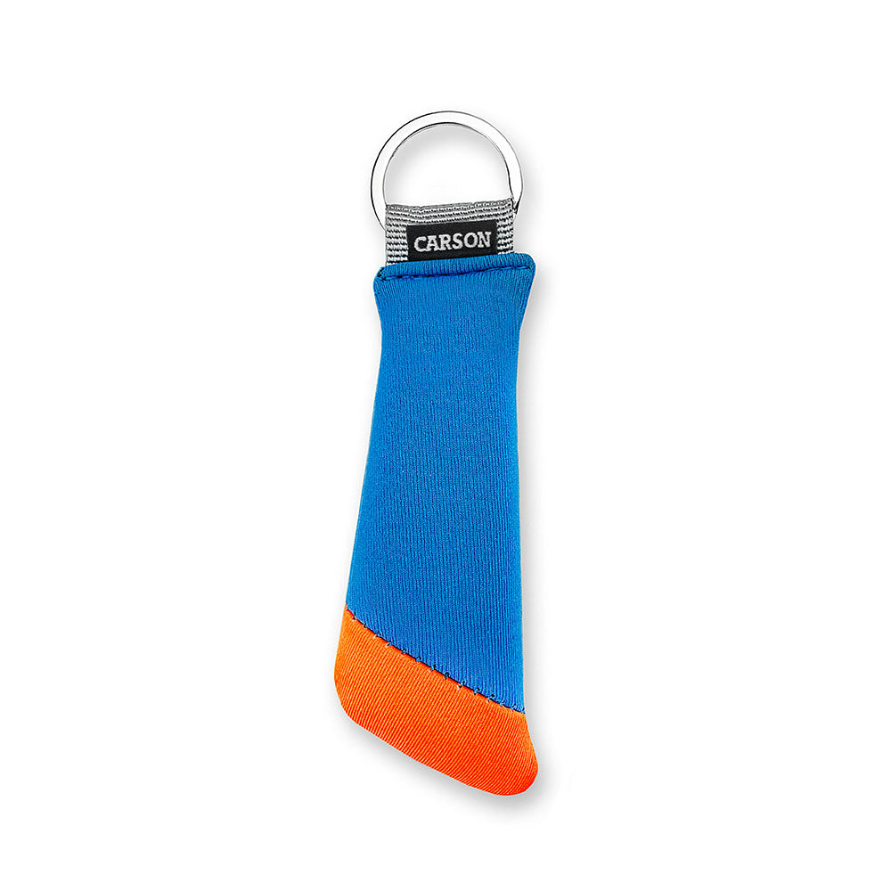 Carson Schwimmendes Schlüsselring für 3 Schlüssel - Orange/Gelb