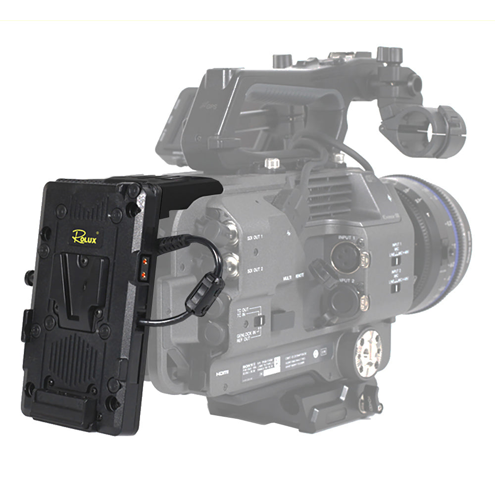 Rolux V-Mount Akkuhalter RL-GDX9 für Sony FX9