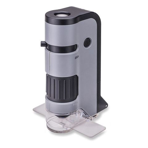 Carson Handmikroskop MP-250 MicroFlip 100-200x mit Smartphone-Adapter