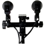 StudioKing Universelle E27 Lampenhalterung mit 2 Fassungen DLE27D